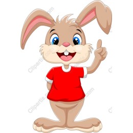 Adorable Cartoon Rabbit