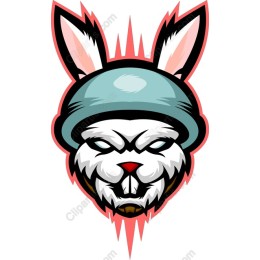Fierce Cartoon Rabbit