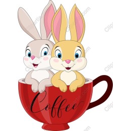 Bunny Coffee Cup