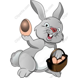 Easter Bunny with Eggs