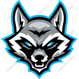 Fierce Wolf Head