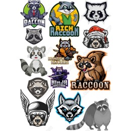 Charming Raccoon Set - Bundle
