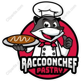 Raccoon Chef Pastry