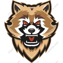 Fierce Wolf Head