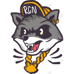 Cool Raccoon Mascot