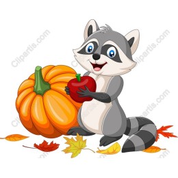 Autumn Raccoon Delight