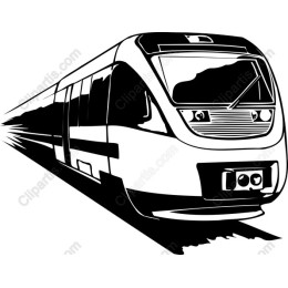 Sleek High-Speed Train