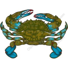 Vibrant Blue Crab