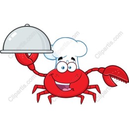 Cartoon Crab Chef