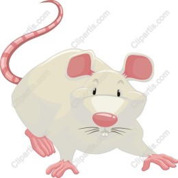 Playful Cartoon Mouse