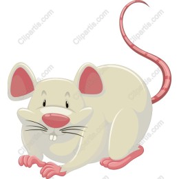 Playful Cartoon Mouse