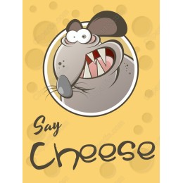 Say Cheese Cartoon Dog