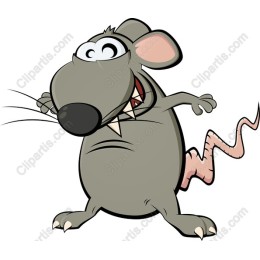 Cheeky Cartoon Rat