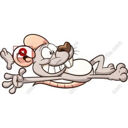Cheerful Cartoon Mouse