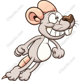 Cheerful Cartoon Mouse