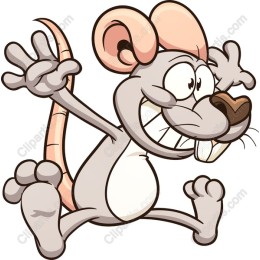 Cheerful Cartoon Mouse