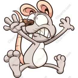 Whimsical Cartoon Mouse