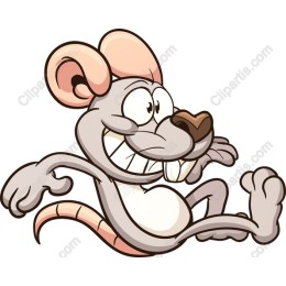 Playful Cartoon Mouse