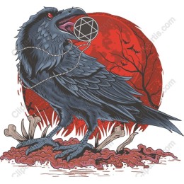 Enigmatic Raven