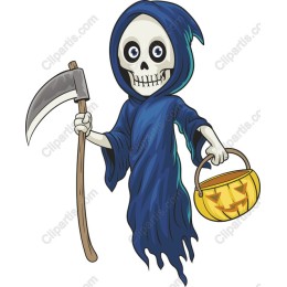 Cute Grim Reaper Halloween