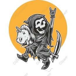 Grim Reaper Unicorn