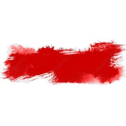 Vibrant Red Brush Stroke