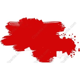 Vibrant Red Paint Splash
