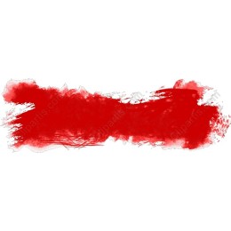 Brilliant Red Brush Stroke