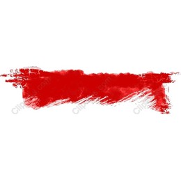 Red Brush Stroke