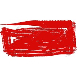 Vibrant Red Brush Stroke