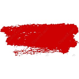 Vibrant Red Brush Stroke