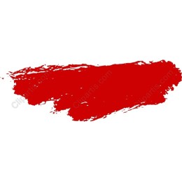 Red Brush Stroke