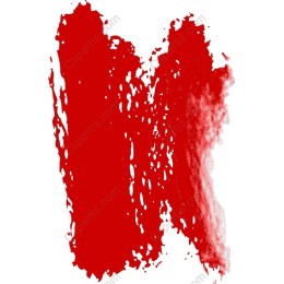 Vibrant Red Paint Stroke