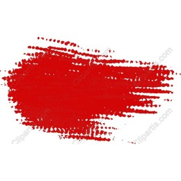 Vibrant Red Brush Stroke