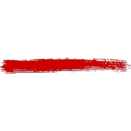 Red Brush Stroke