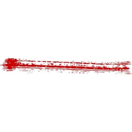 Red Brush Stroke