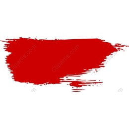 Red Brush Stroke