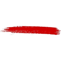 Vibrant Red Brush Stroke