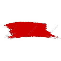 Red Brush Stroke