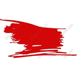 Red Brush Stroke