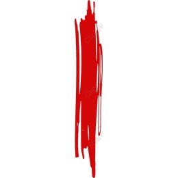 Dynamic Red Brush Stroke