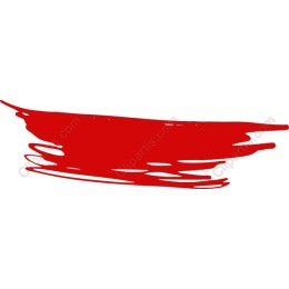Red Paint Stroke