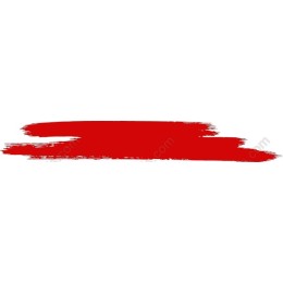 Vibrant Red Brush Stroke