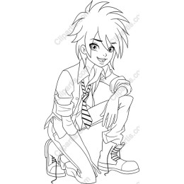 Stylish Youthful Character