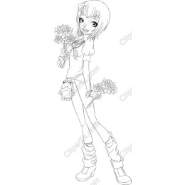 Whimsical Flower Girl