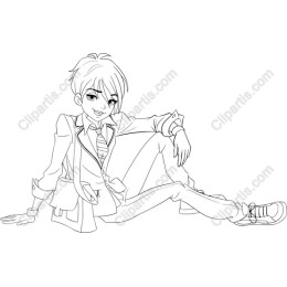 Trendy Young Character