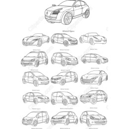 Renault Car Bundle - 16 Unique