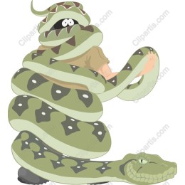 Whimsical Snake Entanglement