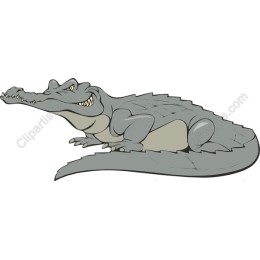 Playful Cartoon Crocodile