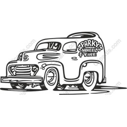 Vintage Truck - Sparky's Wheel & Tire
